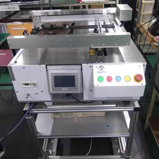 スポットDIP基板可動タイプ(噴流台座固定)